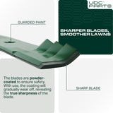  UDC Parts 532173921 Lawn Mower Blade for Husqvarna 48 Inch Deck 173921 YTH2348 GTH2548 YTH2148 YTH2448 YTH2748 Poulan PB20VA48 PB23H48YT / 3 Pack Gator Mulching Blades