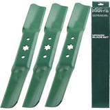  942-05052A Mower Blades 6 Point Star Replacement for Cub Cadet 50 Inch XT1 LT50 GT50 RZT50 L50 S50 XT2 LX50 Troy Bilt Mustang XP Craftsman Z550 T260 742-05052A / Medium Lift Mulching 3 Pack