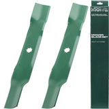  AM137327 Side Discharge Mower Blades Replacement for John Deere 42 Inch M154061 AM141032 EZtrak Z235 Z225 / 2 Pack High lift