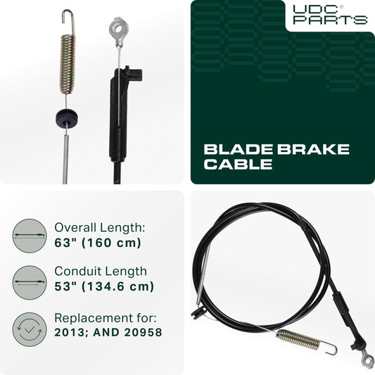 Clutch Cable - 115-8439 Blade Brake Cable Replacement for Toro 22 inch 20333 20373 20333C 20376 20958 21772 21764 Recycler Lawn Mowers