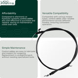  946-04661A 51-inch Control Cable Replacement for Troy Bilt TB110 TB230 TB100 TB130XP TB240 TB280ES TB330 746-04661A 946-04661 746-04661 MTD Cub Cadet Craftsman Yard Machines