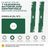  116-6358-03 Mower Blades Replacement for Toro TimeMaster 30 Inch 120-9500-03 TurfMaster 30