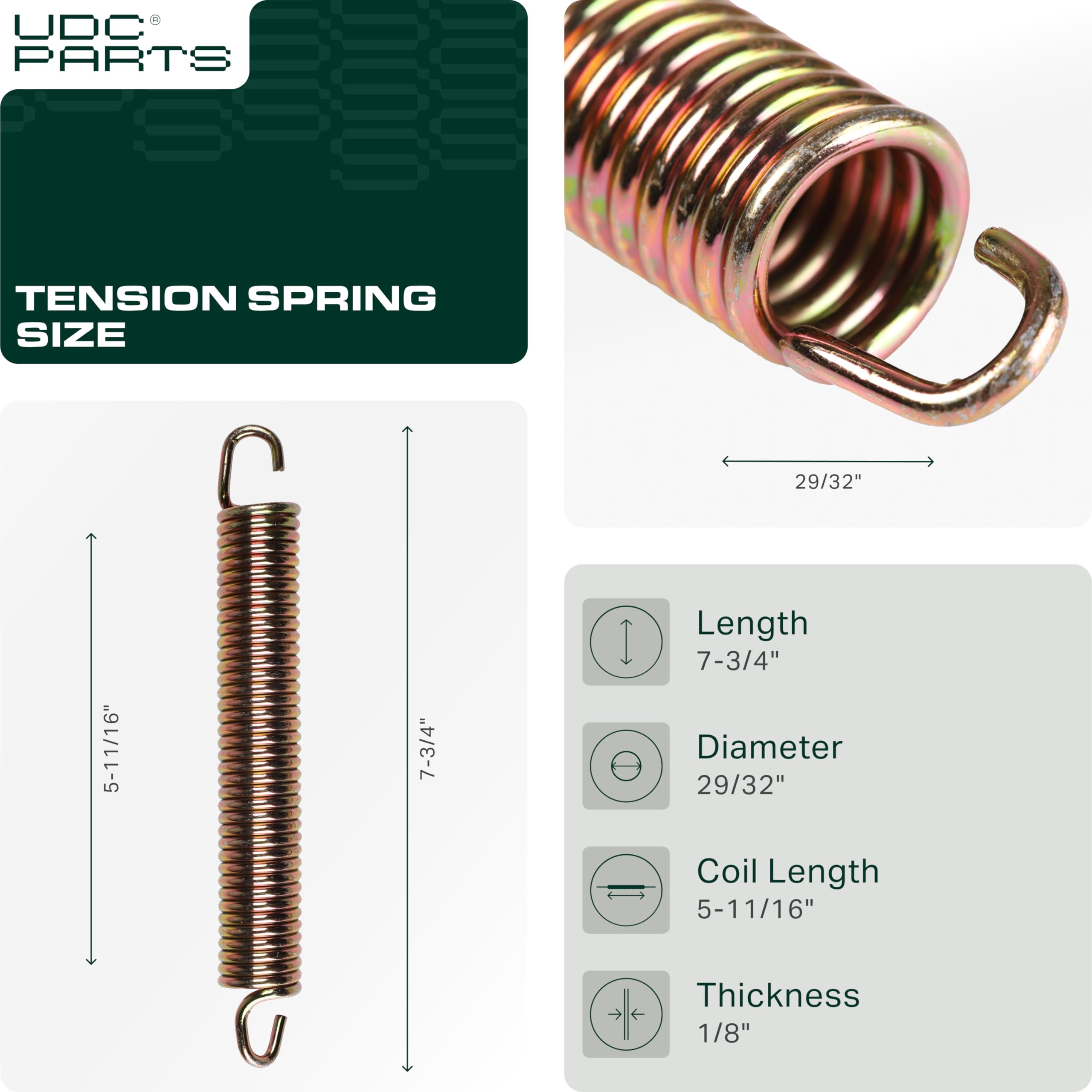 Compression Spring And Mower Setup Lawn Mower Tension Springs | Replacement Mower Deck Springs – UDC Parts