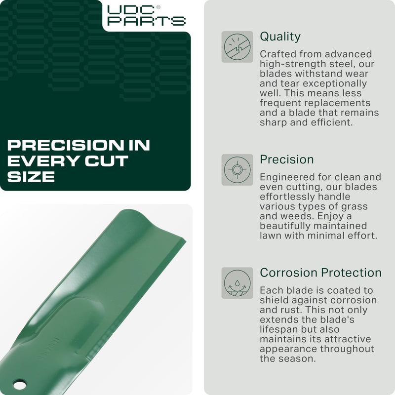  942-04308 Lawn Mower Blades 6 Point Star Replacement for Cub Cadet 42 inch 942-04308A 942-04308-X Craftsman T110 942-04312 XT1 LT42 LTX1040 Troy Bilt Pony Bronco / High Lift Mulching 2 Pack