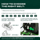  954-05040 954-0241A Upper Drive Belt Replacement for Troy Bilt Pony Craftsman T110 MTD Cub Cadet Huskee LT4200 754-0241A 754-05040 CMXGZAM501087 / Aramid Cord / 35.25