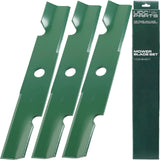  103-6401 Mower Blades Replacement for Exmark 48 Inch 103-6401-S 103-6381-S 103-6381 103-6391-S 103-6391 103-6396 103-6396-S Lazer Z Turf Tracer Quest SP Vantage / High Lift Mulching / 3 Pack