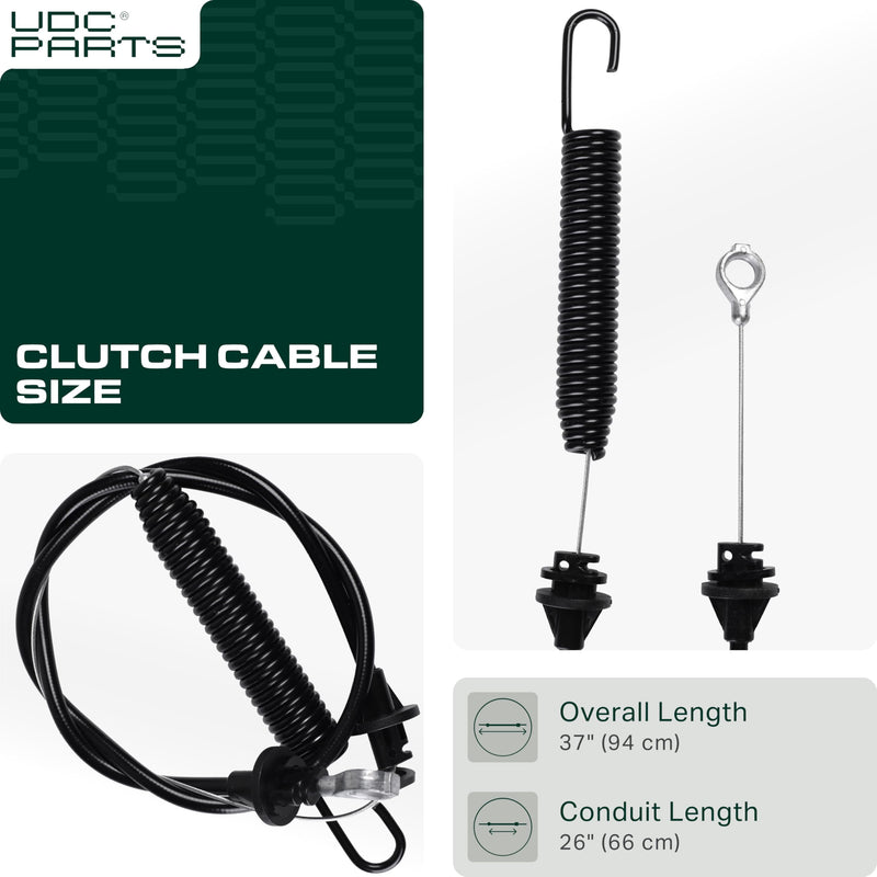  946-04092 Deck Engagement Cable Replacement for MTD Troy Bilt 746-04092 Toro 112-0504 PTO Clutch Cable LX420 LX425 LX460 LX465 Lawn Mowers