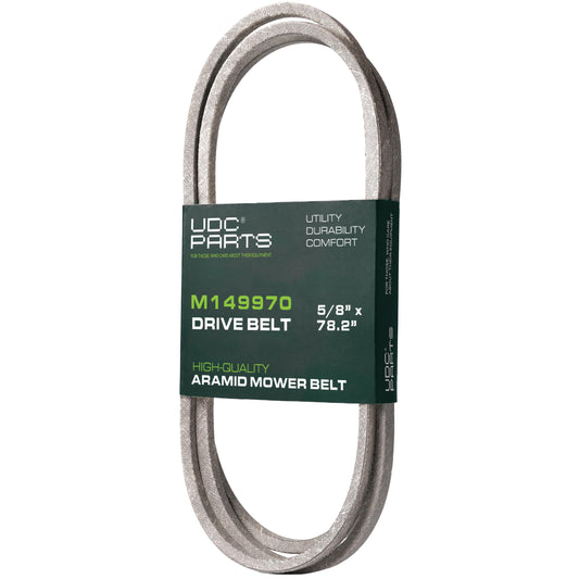 Products - M174506, M149970 Mower V-Belt Replacement for John Deere X300, X350, X330 & More | Aramid Cord