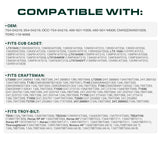  954-04219 Mower Deck Belt Replacement for Cub Cadet 46 Inch LTX 1045 LTX 1046 Troy Bilt Horse XP Bronco Craftsman T1600 T140 754-04219 CMXGZAM501009 OCC-754-04219 /Aramid Cord /103.4 inches