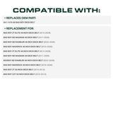  041-1470-00 Mower Deck Belt Replacement for Bad Boy ZT Elite, MZ Rambler & More | 48-in Deck | Aramid Cord