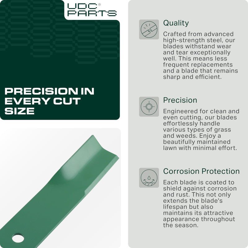  115-5059-03 Mower Blades Replacement for Toro TimeCutter 50 Inch SS5000 75750 MX5000 75755 MX5060 MX5050 75759 SWX5050 74731 Exmark Quest 142-6453-S 110-6837-03 112-9759-03 Zero Turn/3 Pack