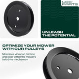  532195945 Idler Pulley / 42 46 inch deck / Replacement for Craftsman Poulan Husqvarna 195945 197473 197473 532197473 CT153 CT154 CTH163T CTH164T CTH173