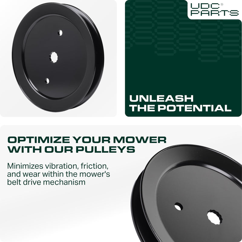  532195945 Idler Pulley / 42 46 inch deck / Replacement for Craftsman Poulan Husqvarna 195945 197473 197473 532197473 CT153 CT154 CTH163T CTH164T CTH173