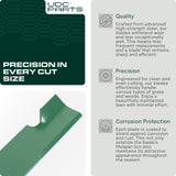  038-0005-00 Mower Blades Replacement for Bad Boy 54 Inch MZ Magnum MZ Rambler CZT Elite / High Lift Mulching / 3 Pack