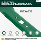  942-0741A Mower Blades 21 Inch Replacement for Troy Bilt TB130 TB240 TB160 TB115 TB230 Craftsman M230 M250 Cub Cadet Yard Machines 742-0741 742-0741A 942-0741 CMXGZAM100067 / Mulching 2 Pack