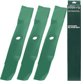  M143520 Mower Blades Replacement for John Deere 54 Inch UC22010 X380 X390 GX255 GX335 GX345 LX280 X320 X340 X360 X500 Z535M Z540M ZTRAK Z325E Z330M EZtrak Z425 Z435 / 3 Pack Medium Lift