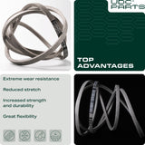  UDC Parts 954-04208A Upper Drive Belt for Cub Cadet LTX1040 MTD Troy Bilt Bronco Craftsman LT2000 754-04208A 754-04208 954-04208 TB42 TB46 Mowers/Aramid Cord / 40.90 inches
