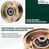  756-04511B Idler Pulley / 42 46 50 54 decks / Replacement for Cub Cadet MTD Troy Bilt Craftsman 756-04511 756-04511A RZT 42 46 50 54 RZT-L ZT1