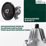  918-06991 Spindle Assembly / 42 inch deck / Replacement for MTD Cub Cadet 618-06991 T1000 T1200 T1400 T1800