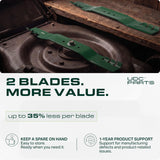  131-4547-03 Lawn Mower Blades Replacement for Toro Recycler 22 Inch 20339 20378 21465 108-9764-03 131-4547 104-8697-03 20334 20353 21442 108-9764-03P 131-4546-03 21378/ Gator Mulching 2 Pack