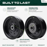  196104 Idler Pulley / 48 54 inch deck / Replacement for Husqvarna 532196104 197380 532197380 TS342 TS343 TS348 TS352 YT42DXLS
