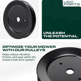  532129861 Idler Pulley / 42 48 54 inch deck / Replacement for Craftsman Husqvarna Poulan 129861 153535 173436 177865 532173436 532153535