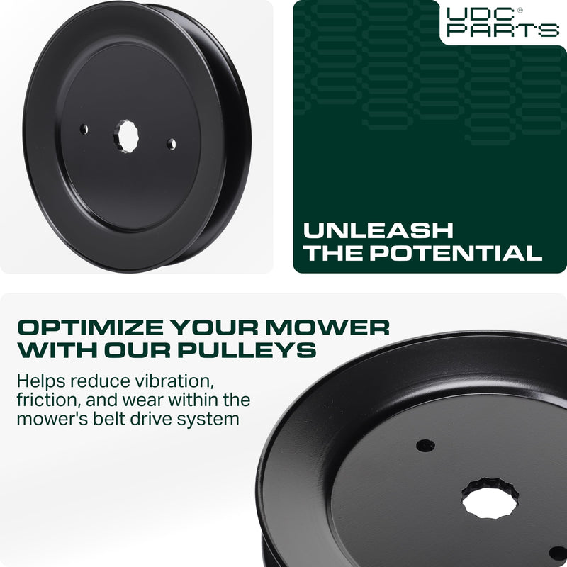  532129861 Idler Pulley / 42 48 54 inch deck / Replacement for Craftsman Husqvarna Poulan 129861 153535 173436 177865 532173436 532153535