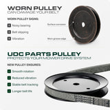  532195945 Idler Pulley / 42 46 inch deck / Replacement for Craftsman Poulan Husqvarna 195945 197473 197473 532197473 CT153 CT154 CTH163T CTH164T CTH173