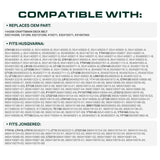  144200, 532144200 Mower Deck Belt Replacement for Craftsman, Husqvarna & More | Aramid Cord
