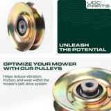  127783 Idler Pulley Replacement for AYP Husqvarna 127783 139245 532139245 532127783 532139245