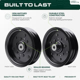  532196106 Idler Pulley / 42 46 48 54 inch deck / Replacement for Craftsman Husqvarna Ariens Poulan 532197379 197379 196106 MZ 54 RZ 5424 YTH24K48 2042 LS YTH24V54 LGH2654