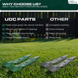  GY20852 Mower Blades 48 Inch Replacement for John Deere D140 E140 S140 Z355E GX21784 GX21786 S170 E170 LA130 LA145 D160 S160 E160 E150 GX21785 AM137757 AM141035 / High Lift Mulching 3 Pack