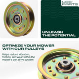  956-04129 Idler Pulley / 42 46 48 50 54 inch deck / Replacement for Cub Cadet MTD 956-04129C 756-04129B 756-04129C 753-08171 756-04129C