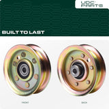  173437 Idler Pulley / 42 44 inch deck / Replacement for Husqvarna Poulan Craftsman AYP 131494 165888 532104360 532131494 LT16542 LT18452 LTH1342 LTH1542