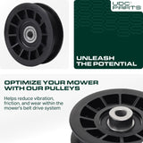  539110311 Idler Pulley Replacement for Husqvarna Craftsman and Poulan Mower 14259 607163 MZ6125 RZ3016 RZ4219 RZ4619