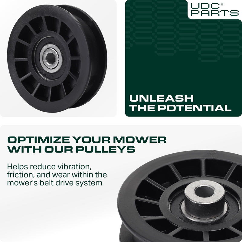  539110311 Idler Pulley Replacement for Husqvarna Craftsman and Poulan Mower 14259 607163 MZ6125 RZ3016 RZ4219 RZ4619