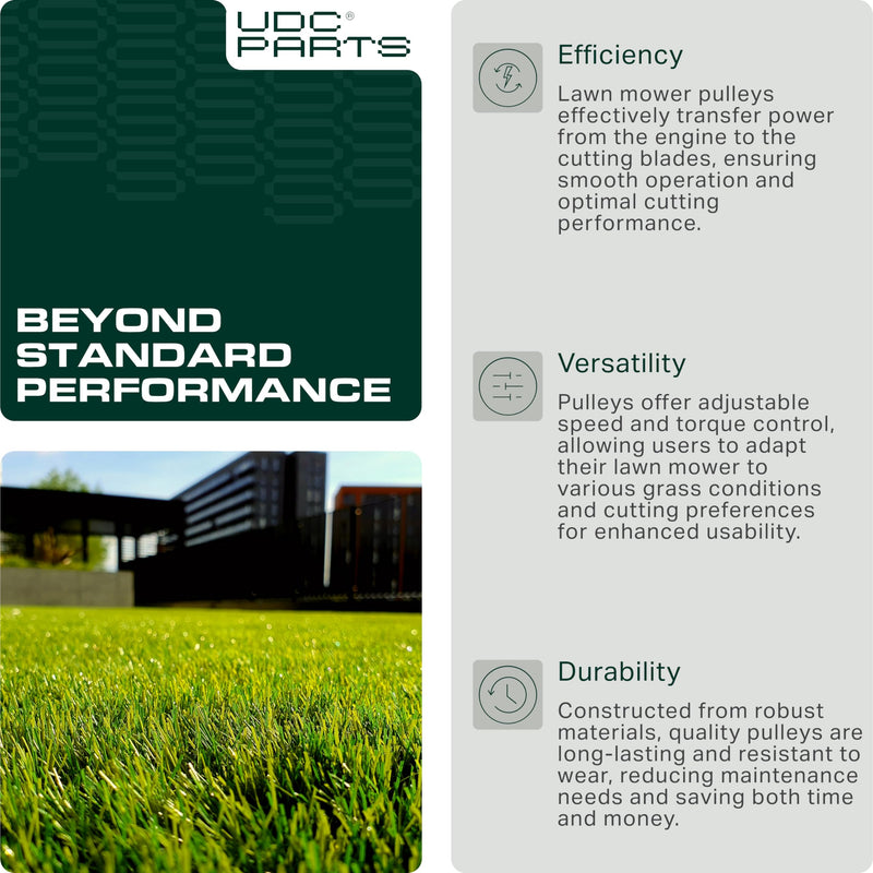  532129861 Idler Pulley / 42 48 54 inch deck / Replacement for Craftsman Husqvarna Poulan 129861 153535 173436 177865 532173436 532153535