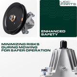  918-06977A Spindle Assembly / 46 inch deck / Replacement for MTD 490-130-C014 618-06977A 618-06977 Cub Cadet LT46 LX46 Craftsman 20442 Pro Lawn Tractor