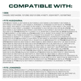  144200 Deck Belt Replacement for Craftsman 532144200 LTH130 YTH150 131290 Husqvarna LTH120 YTH180 532131290 419271 532419271 Poulan AYP V-Belt 954140005K 954140106B /Aramid Cord/88.40 inches