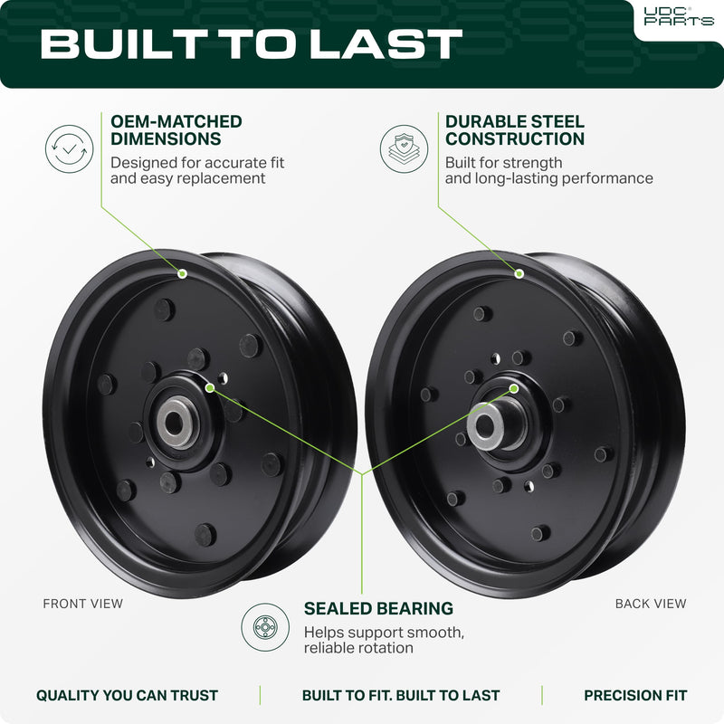 756-04511B Idler Pulley / 42 46 50 54 decks / Replacement for Cub Cadet MTD Troy Bilt Craftsman 756-04511 756-04511A RZT 42 46 50 54 RZT-L ZT1