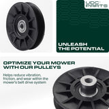  532194326 Idler Pulley Replacement for Husqvarna Craftsman Poulan 194326 532194327 194327 YTH2348 YTH2246 YTH2454 YTH2042 CT126 CT154 CTH126 CTH164T
