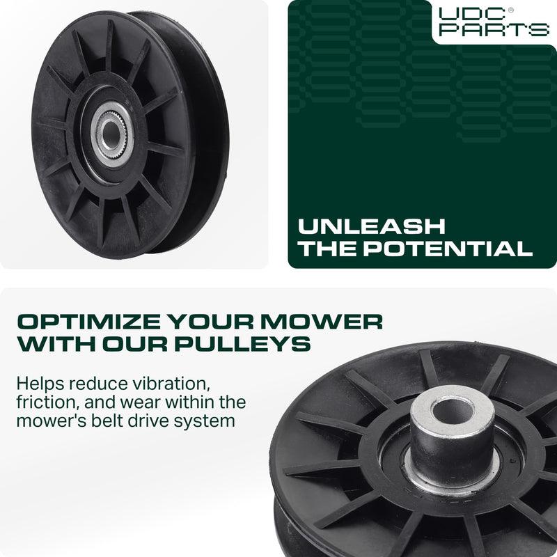  532194326 Idler Pulley Replacement for Husqvarna Craftsman Poulan 194326 532194327 194327 YTH2348 YTH2246 YTH2454 YTH2042 CT126 CT154 CTH126 CTH164T
