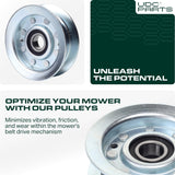  GY22172 Idler Pulley / 42 48 inch deck / Replacement for John Deere Scotts Sabre GY20067 D140 D102 D110 D125 D130