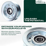  GY22172 Idler Pulley / 42 48 inch deck / Replacement for John Deere Scotts Sabre GY20067 D140 D102 D110 D125 D130