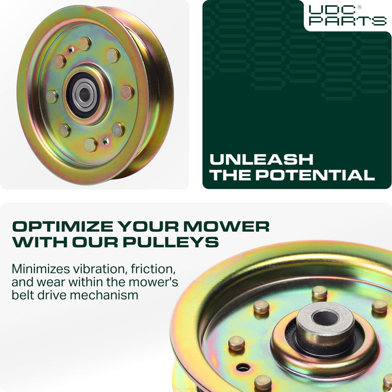  956-04129 Idler Pulley / 42 46 48 50 54 inch deck / Replacement for Cub Cadet MTD 956-04129C 756-04129B 756-04129C 753-08171 756-04129C