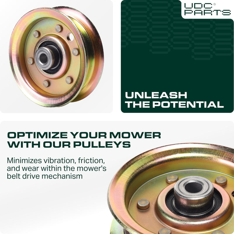  173437 Idler Pulley / 42 44 inch deck / Replacement for Husqvarna Poulan Craftsman AYP 131494 165888 532104360 532131494 LT16542 LT18452 LTH1342 LTH1542