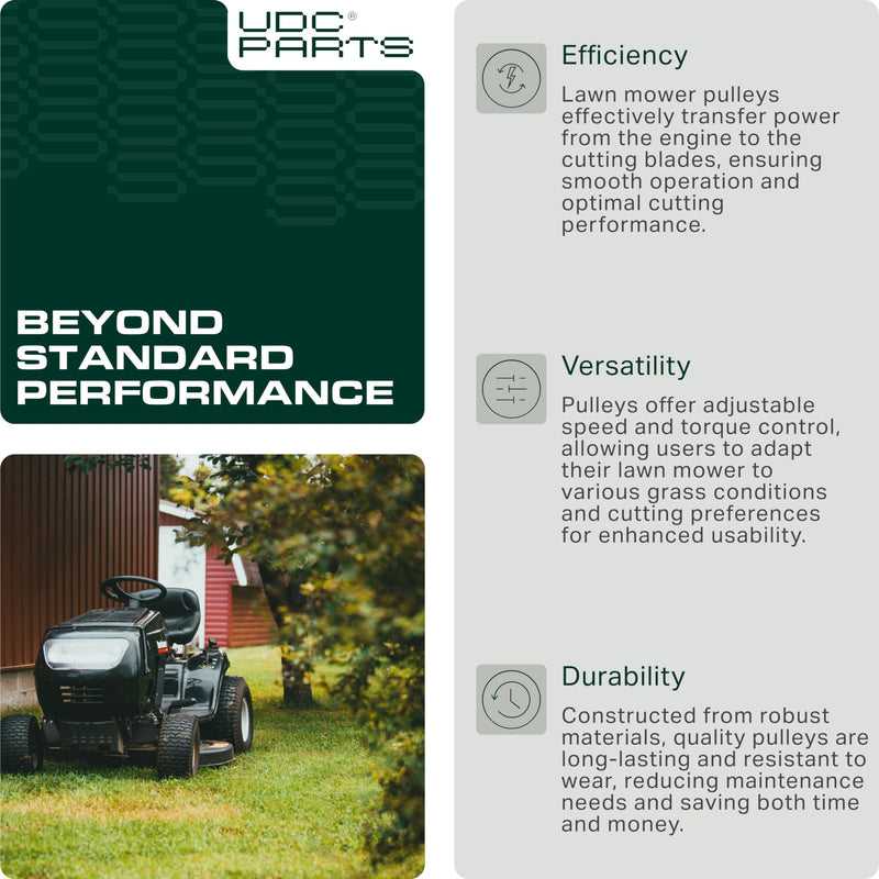  GY22172 Idler Pulley / 42 48 inch deck / Replacement for John Deere Scotts Sabre GY20067 D140 D102 D110 D125 D130