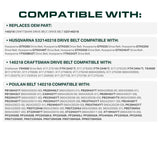  140218, 532140218 Mower Drive Belt Replacement for Craftsman YS4500 & More | Aramid Cord