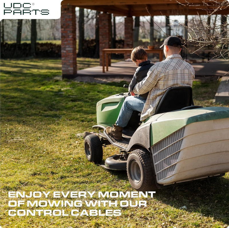  GY21641 Push Pull PTO Control Cable Replacement for John Deere GY21287 D100 D105 D110 D120 D125 D130 X105 X125 X145 107S GY22387 S100 S120 Lawn Tractors