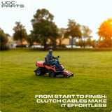  946-04092 Deck Engagement Cable Replacement for MTD Troy Bilt 746-04092 Toro 112-0504 PTO Clutch Cable LX420 LX425 LX460 LX465 Lawn Mowers